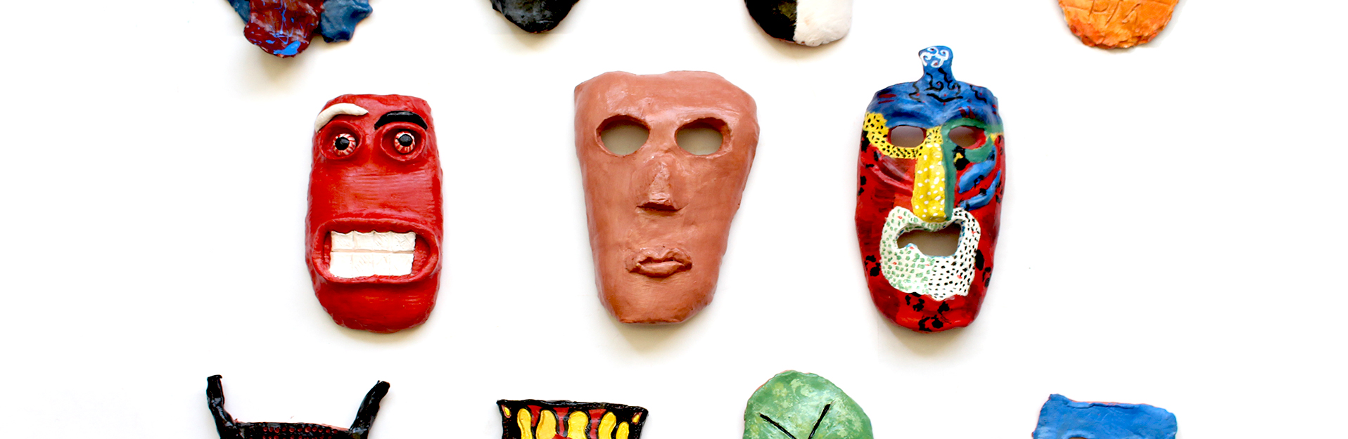 painted healing masks