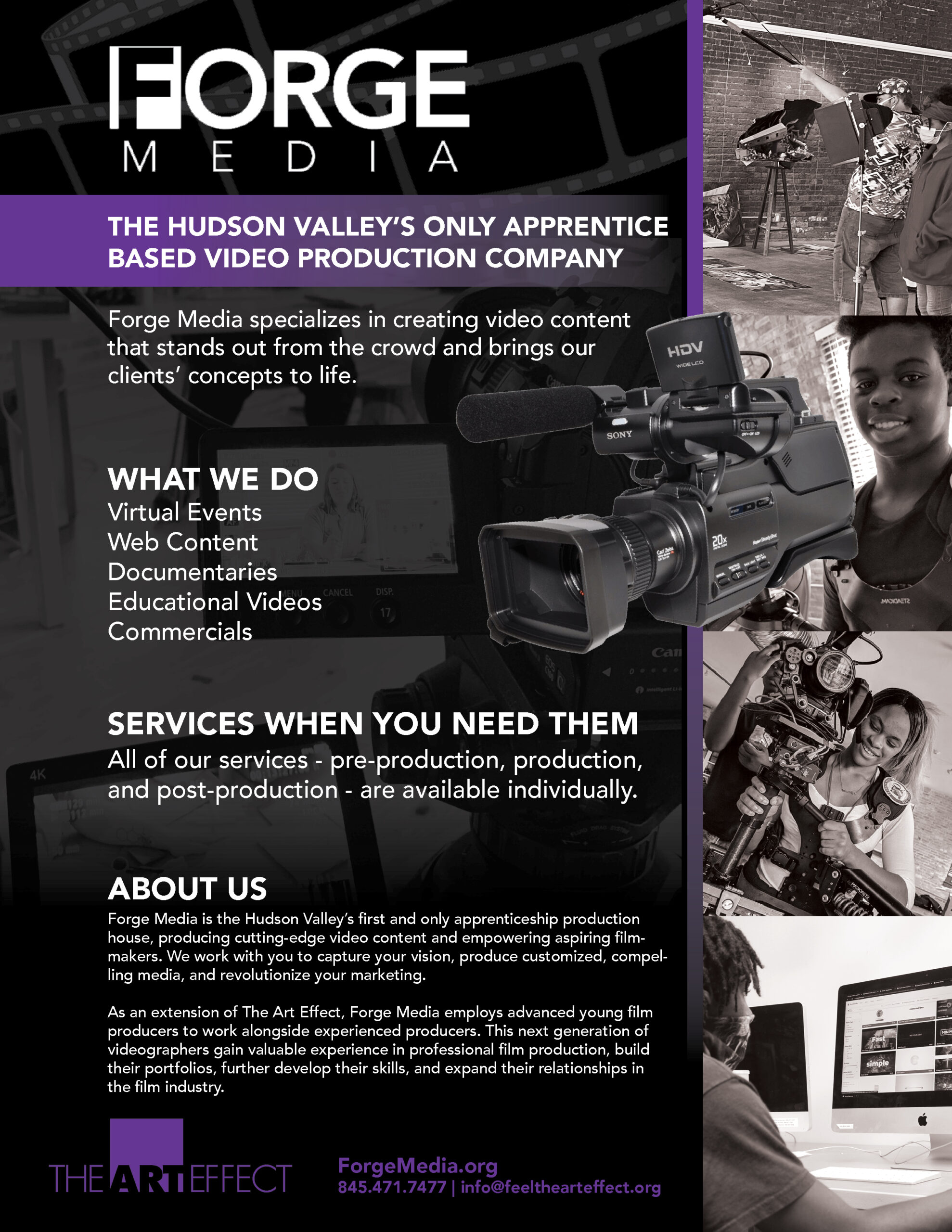 Forge Media Promo Flyer